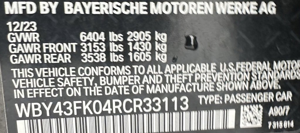 Certified 2024 BMW i5 M60 w/ Premium Package image 45