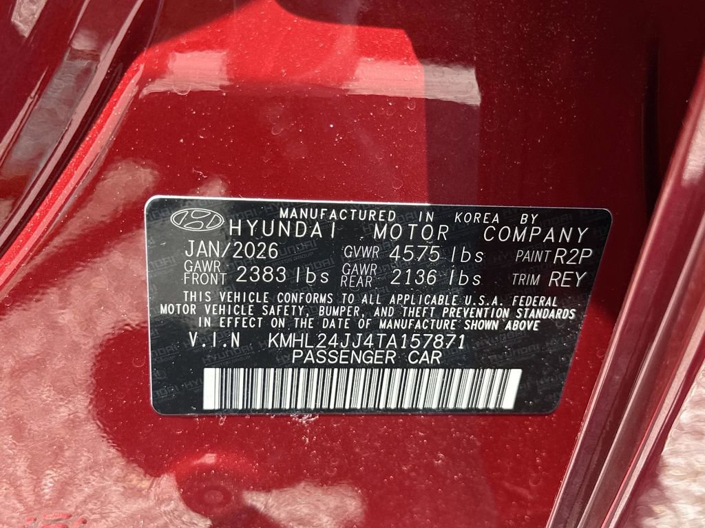 New 2026 Hyundai Sonata Blue FWD image 25