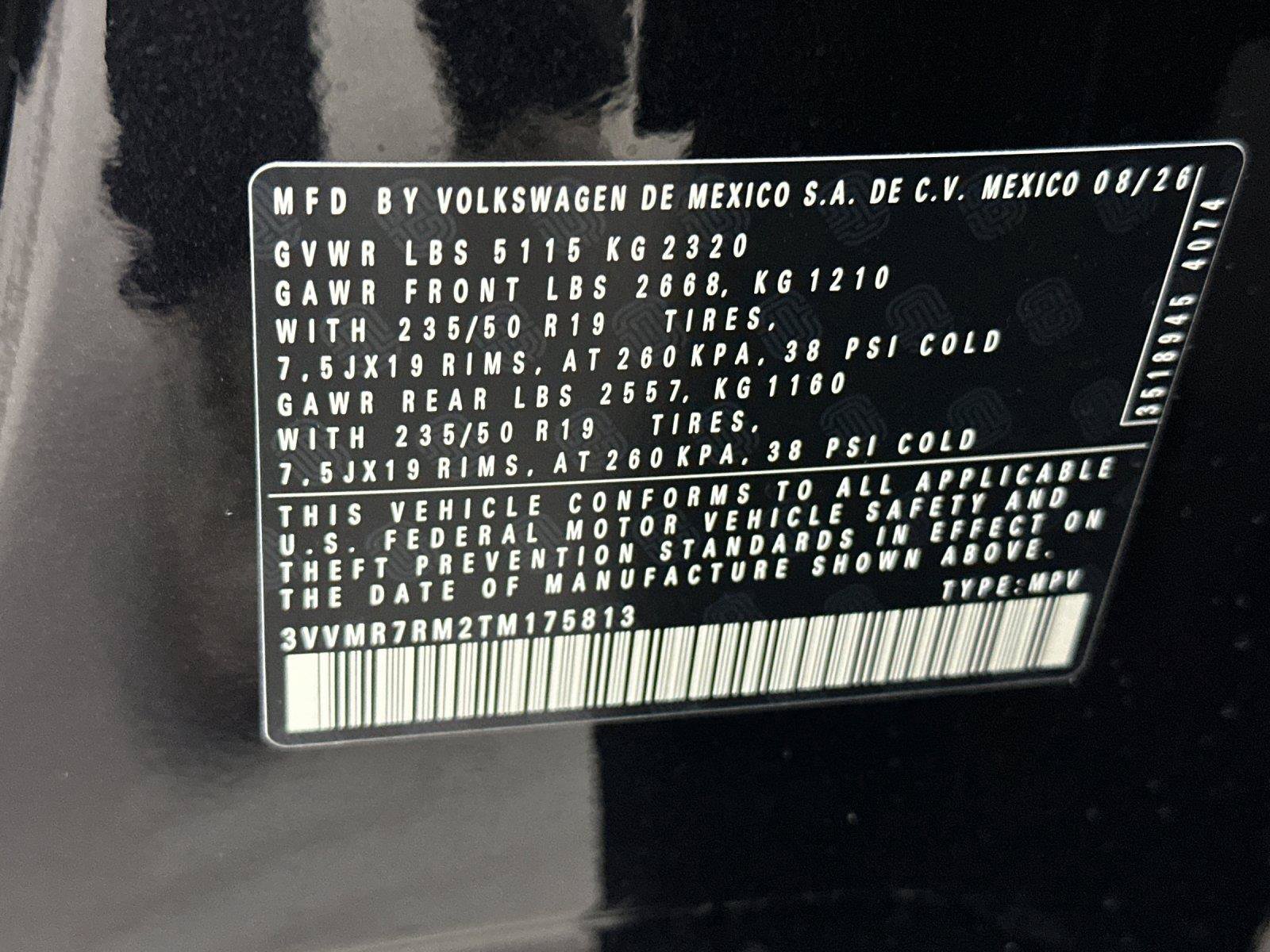 New 2026 Volkswagen Tiguan SE AWD/4WD image 26
