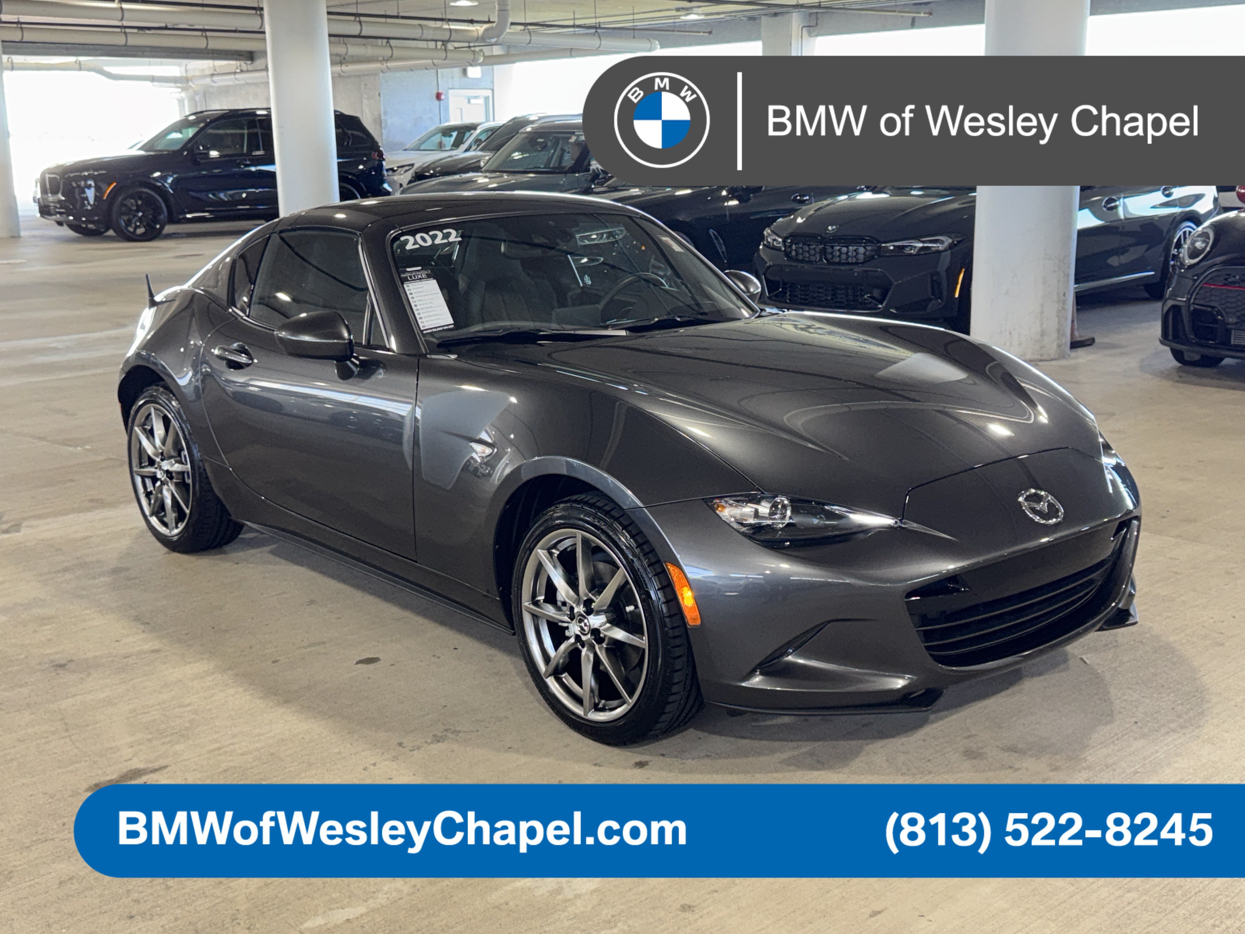 Used 2022 MAZDA MX-5 Miata RF Grand Touring RWD image 1