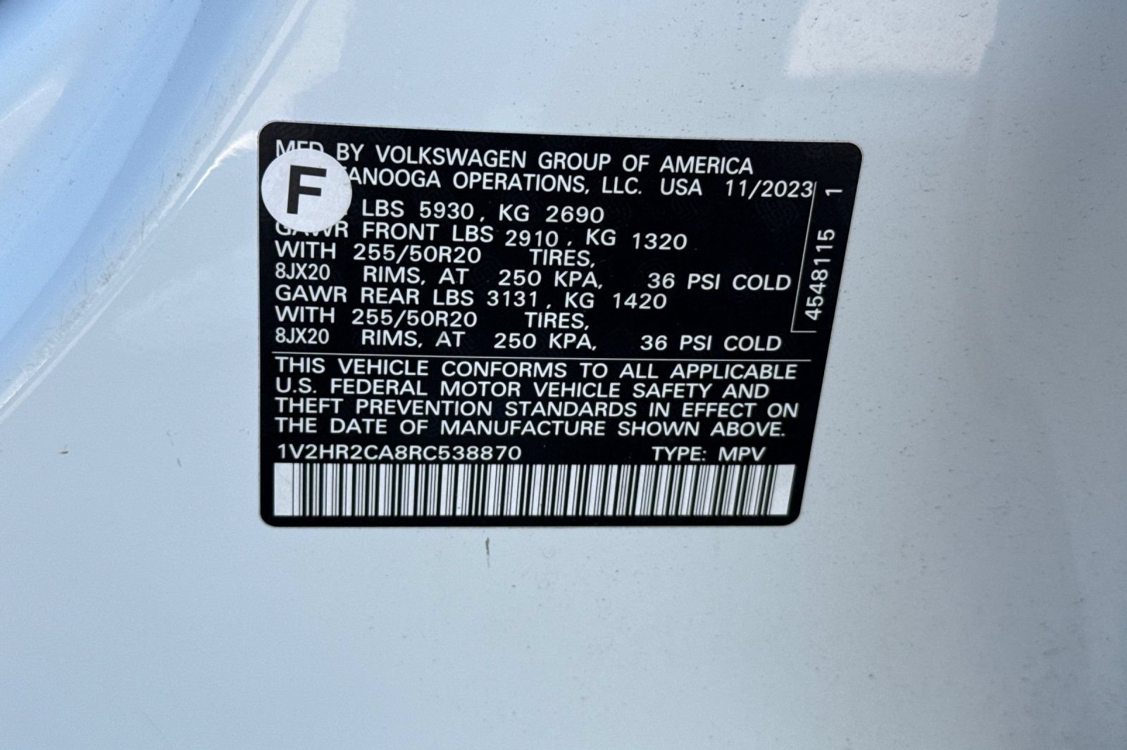 Used 2024 Volkswagen Atlas SE AWD/4WD image 43
