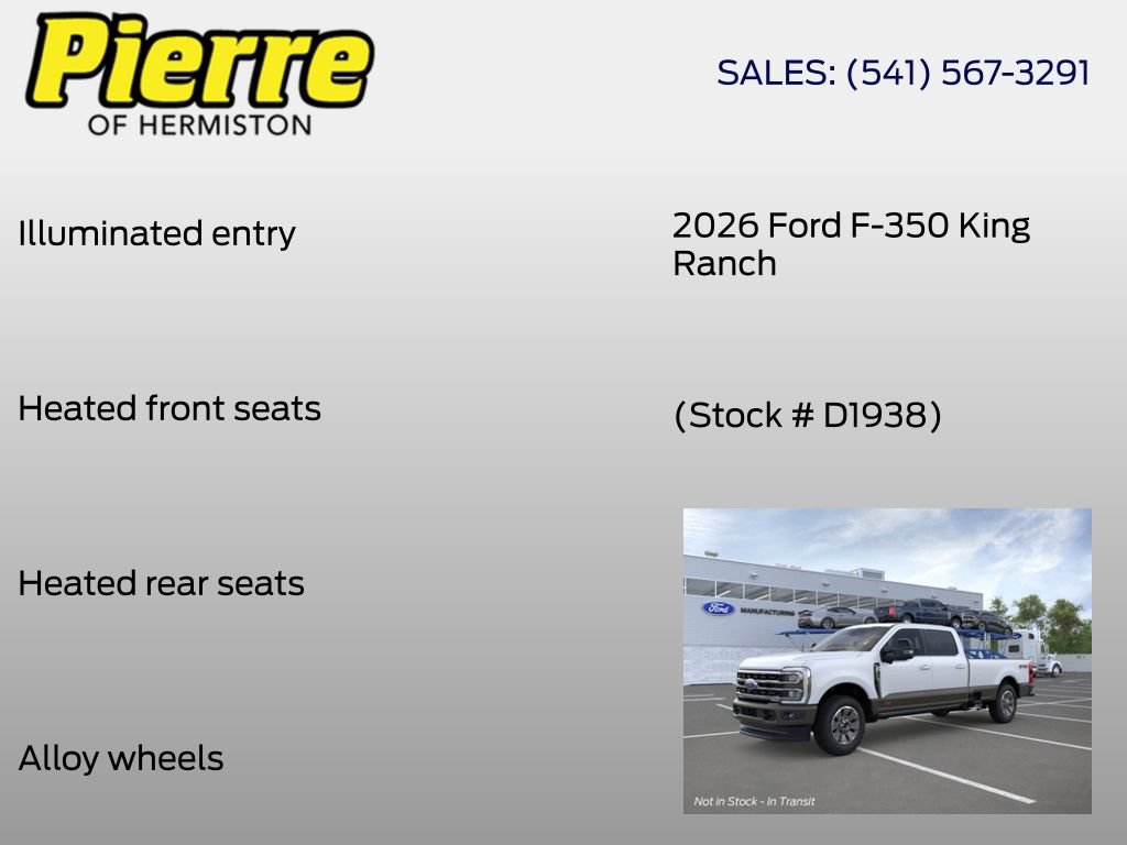 New 2026 Ford F350 King Ranch w/ FX4 Off-Road Package AWD/4WD image 12