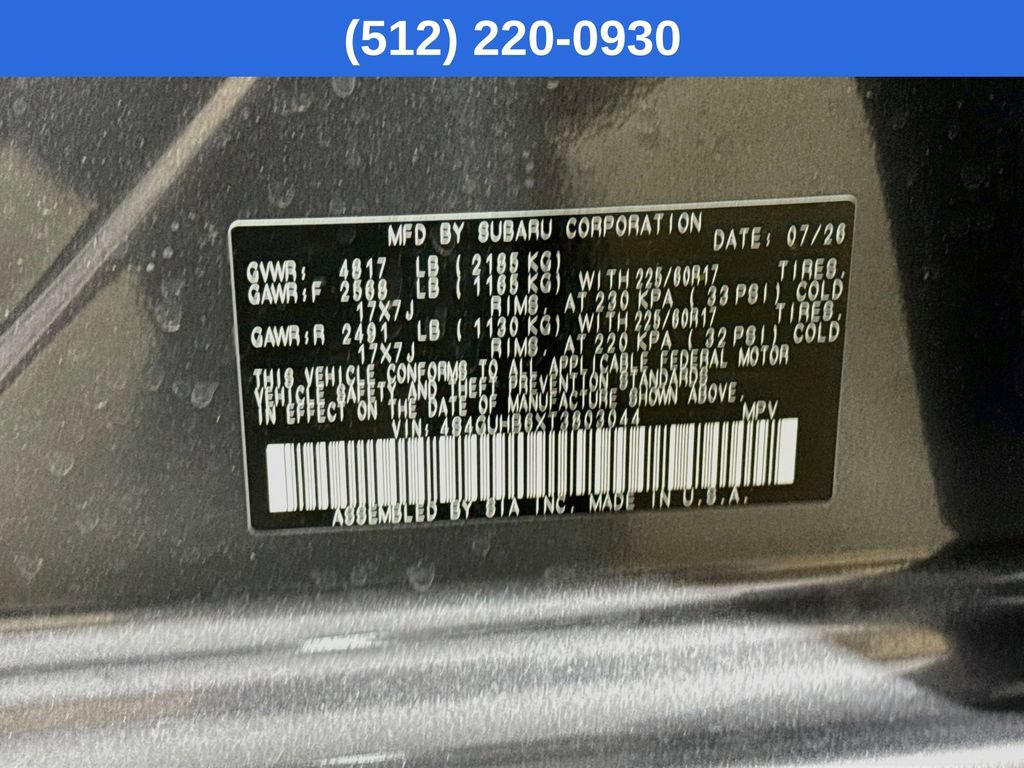 New 2026 Subaru Crosstrek 2.5i AWD/4WD image 39