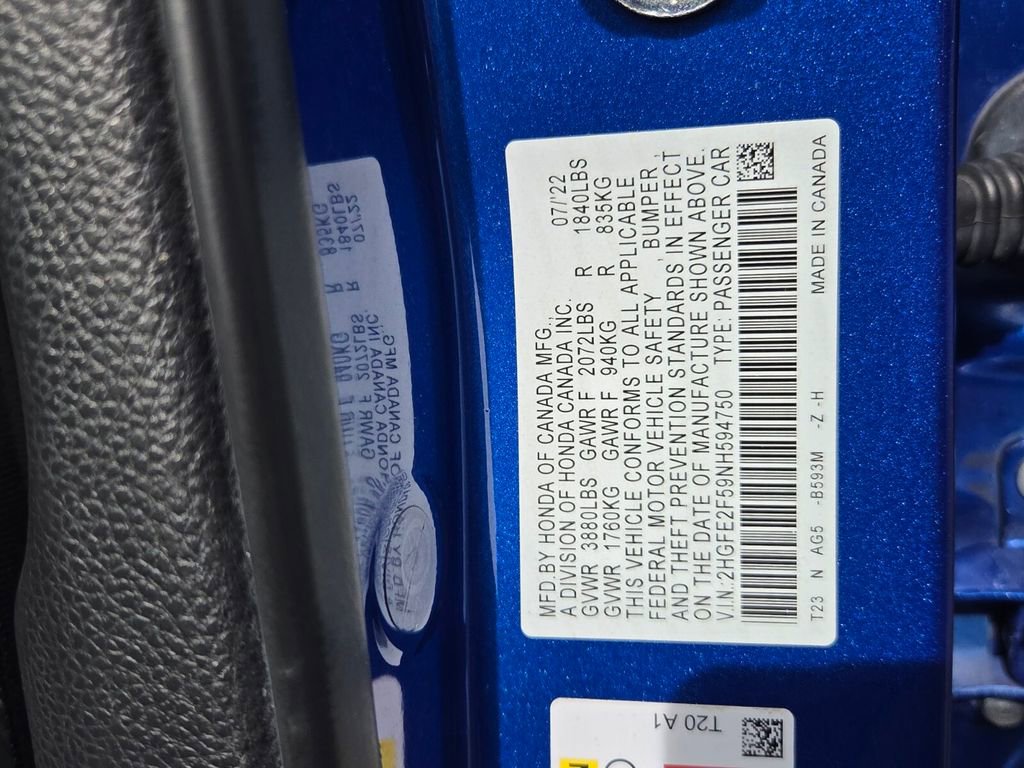 Used 2022 Honda Civic Sport image 17