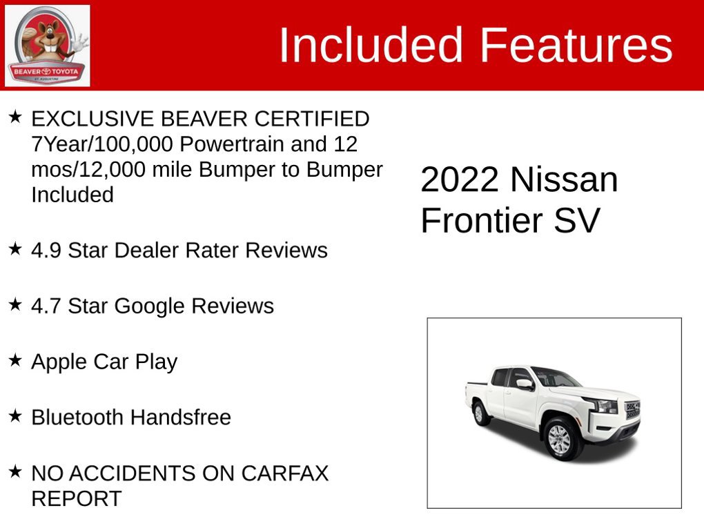 Used 2022 Nissan Frontier SV RWD image 4