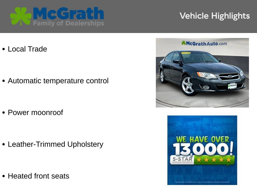 Used 2009 Subaru Legacy 2.5i Limited AWD/4WD image 5