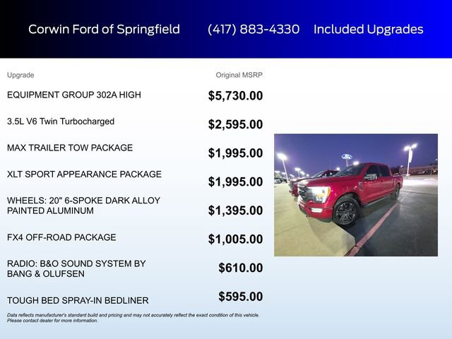 Used 2021 Ford F150 XLT w/ Equipment Group 302A High image 5