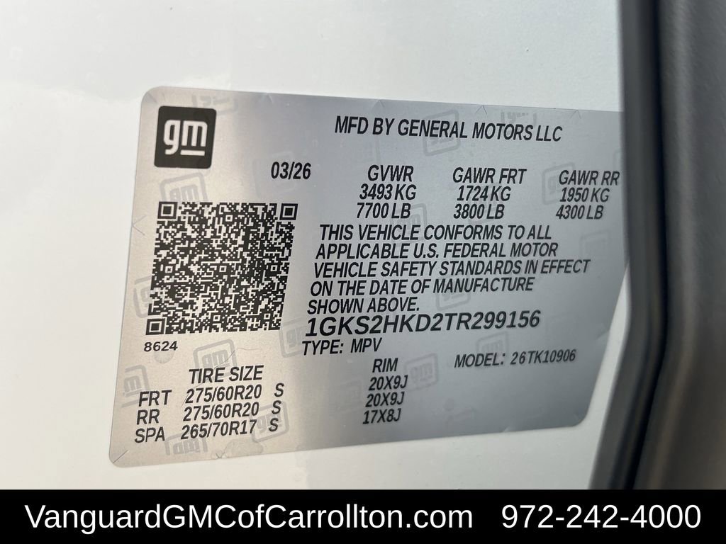 New 2026 GMC Yukon XL AT4 image 27