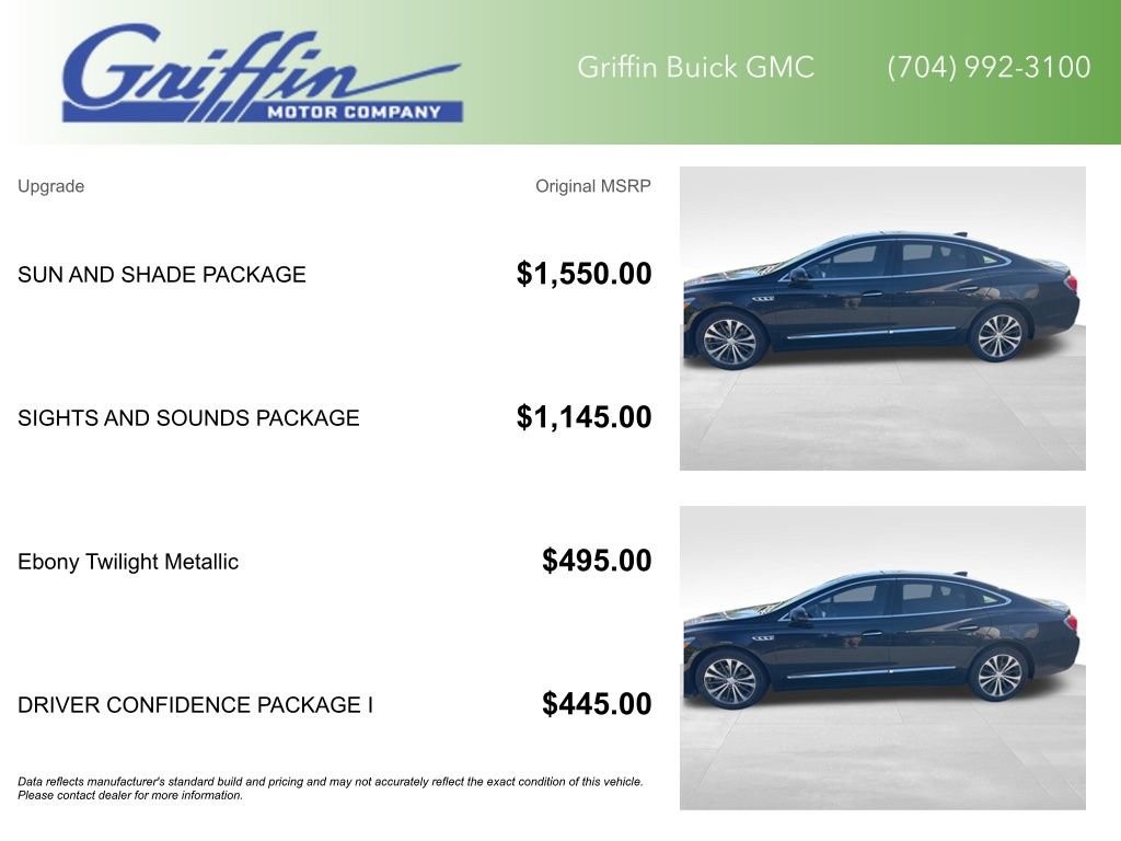 Used 2019 Buick LaCrosse Essence w/ Sun and Shade Package AWD/4WD image 5