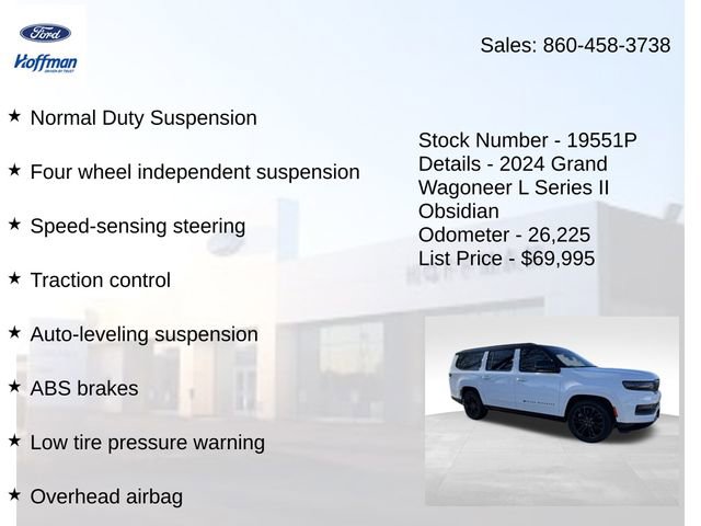 Used 2024 Jeep Grand Wagoneer L Series II w/ Quick Order Packagew 28T image 30