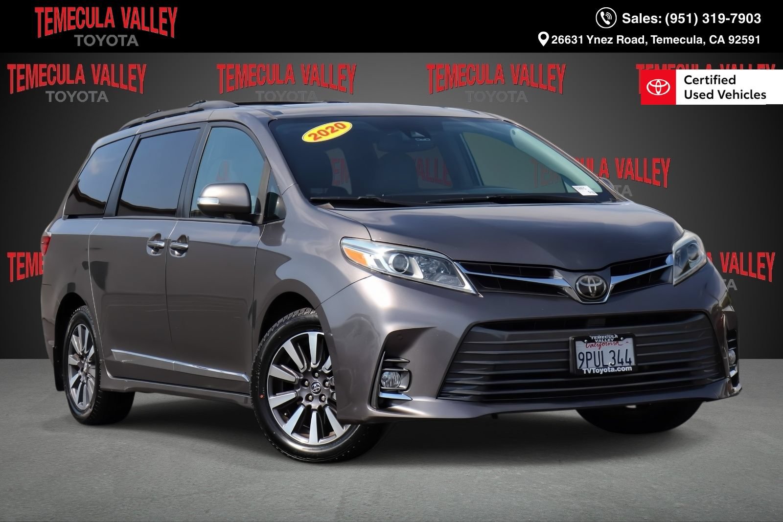Certified 2020 Toyota Sienna Limited FWD image 1