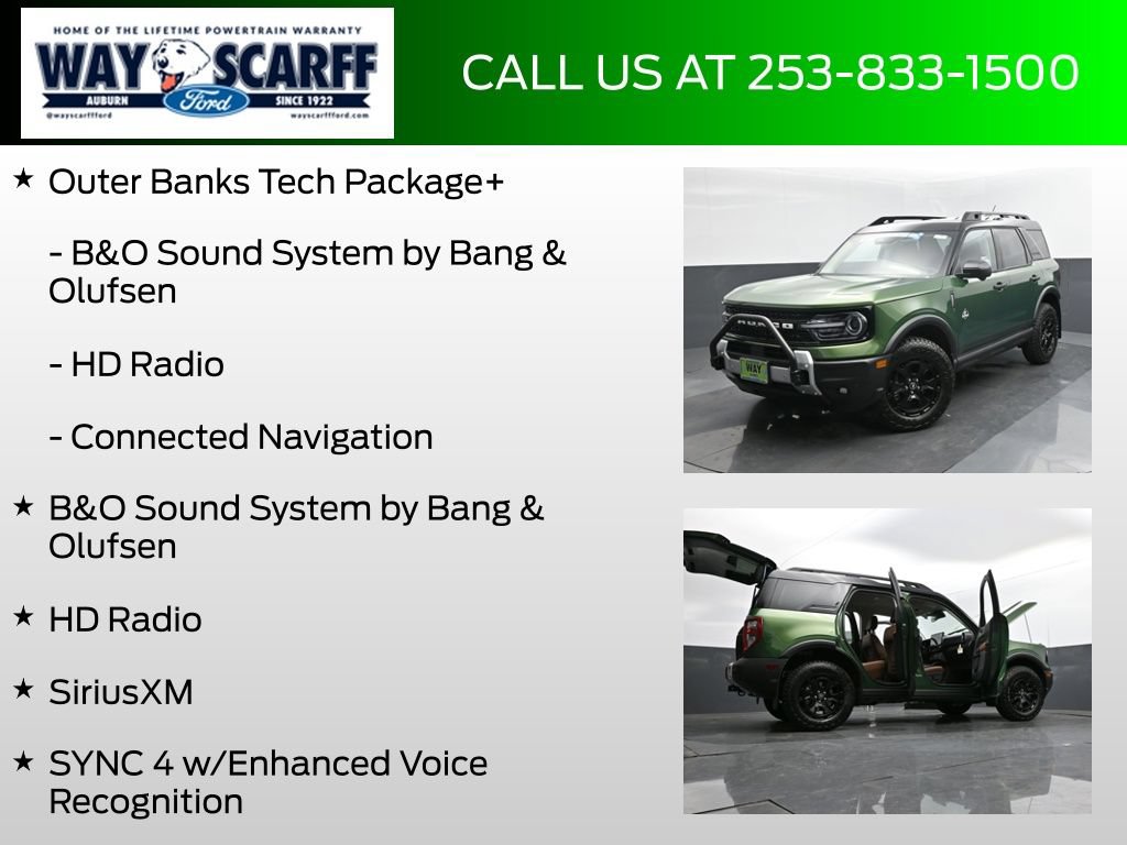 New 2025 Ford Bronco Sport Outer Banks w/ Sasquatch Outer Banks Package AWD/4WD image 18