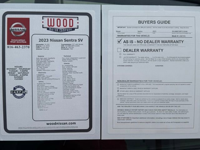 Used 2023 Nissan Sentra SV image 10