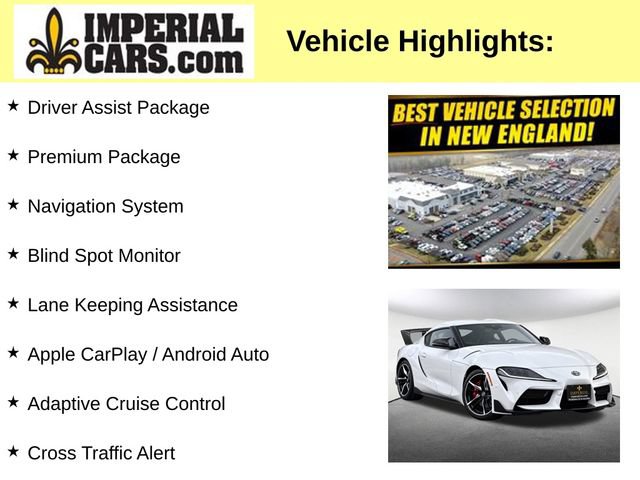 Used 2021 Toyota Supra Premium w/ Driver Assist Package RWD image 8