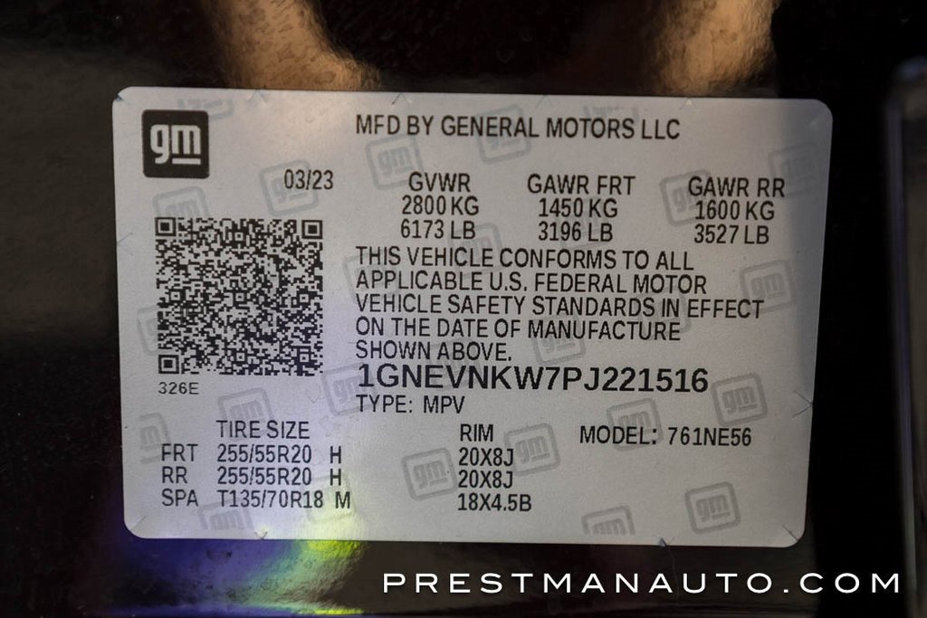 Used 2023 Chevrolet Traverse High Country w/ LPO, Floor Liner Package image 50