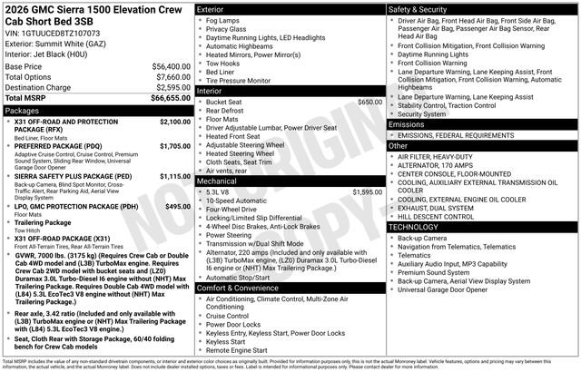 New 2026 GMC Sierra 1500 Elevation image 27