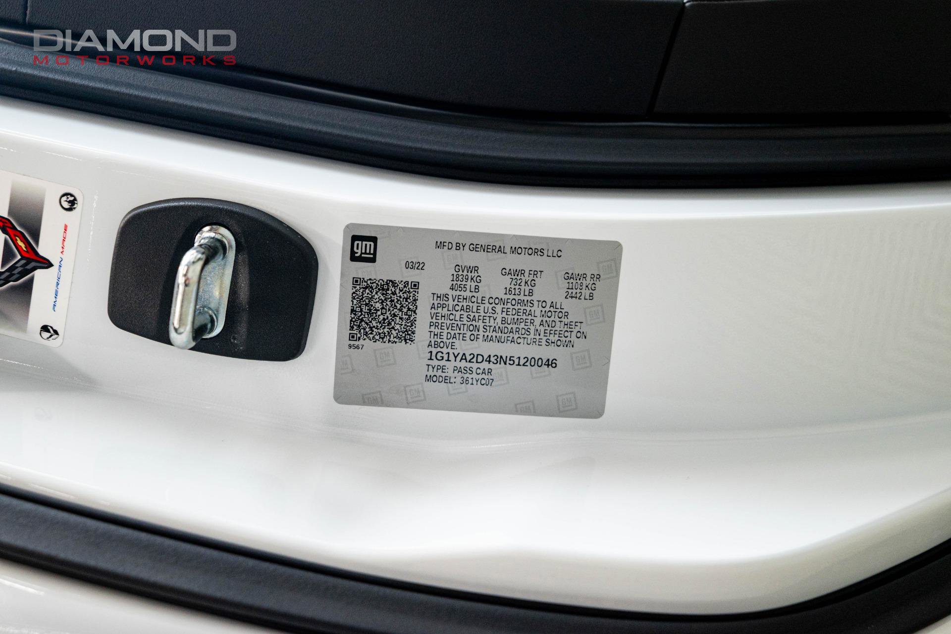 Used 2022 Chevrolet Corvette Stingray Coupe w/ Z51 Performance Package RWD image 80