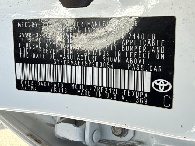 Used 2021 Toyota Corolla L FWD image 22