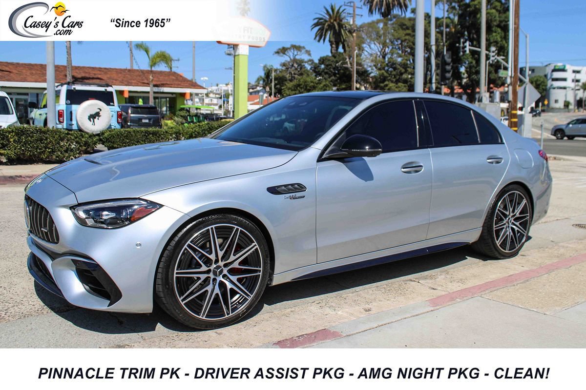 Used 2024 Mercedes-Benz C 63 AMG S w/ Pinnacle Trim Package