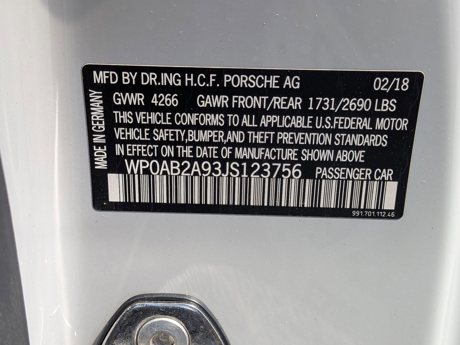 Certified 2018 Porsche 911 Carrera GTS RWD image 21