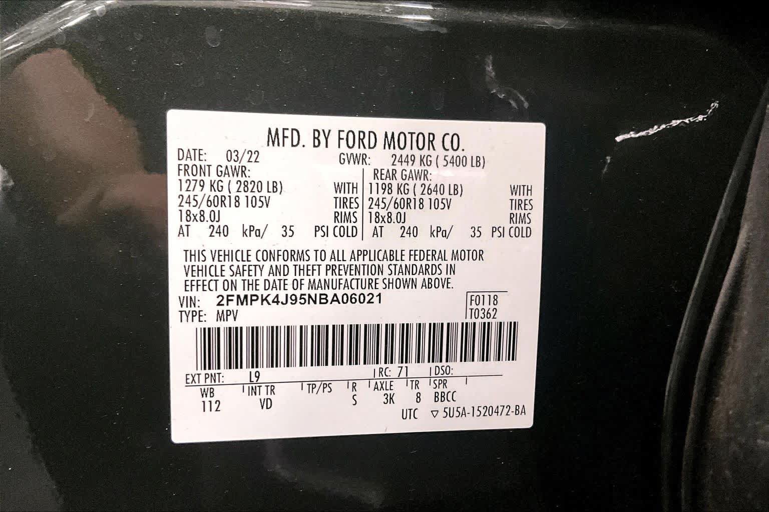 Used 2022 Ford Edge SEL w/ Convenience Package AWD/4WD image 36