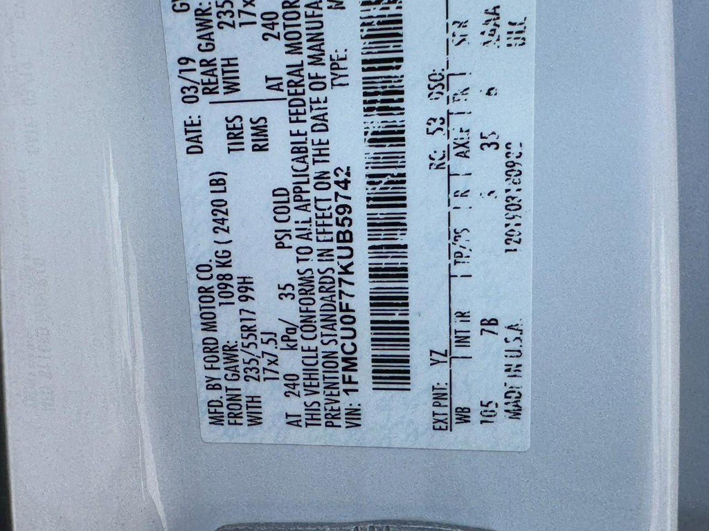 Used 2019 Ford Escape S FWD image 24