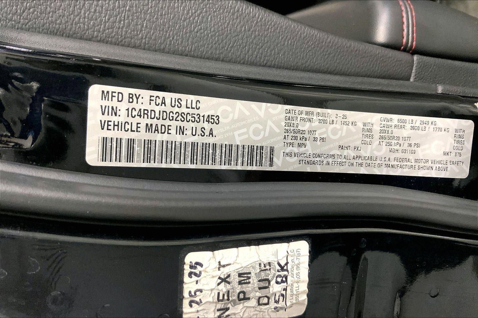 Used 2025 Dodge Durango GT AWD/4WD image 32
