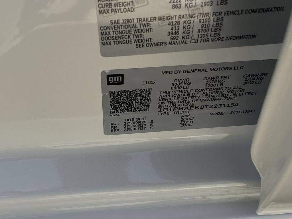 Used 2026 GMC Sierra 1500 Pro w/ Graphite Edition RWD image 32