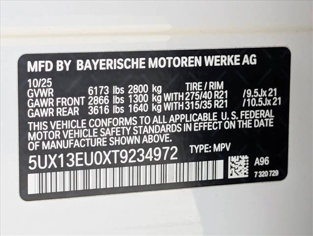 Certified 2026 BMW X5 sDrive40i w/ Parking Assistance Package RWD image 20