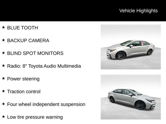 Certified 2026 Toyota Corolla SE FWD image 5