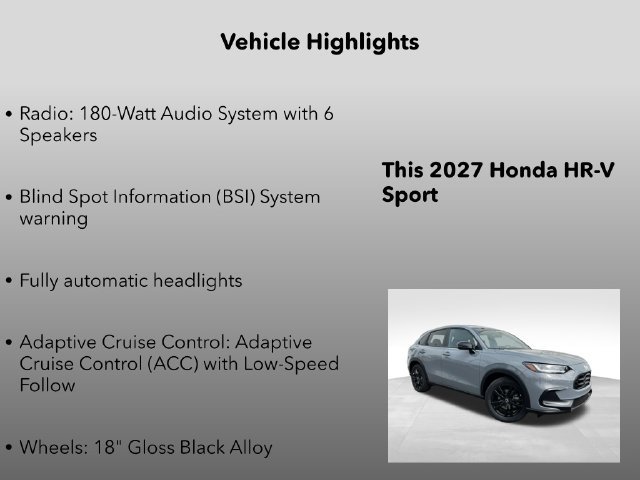 New 2027 Honda HR-V Sport image 5