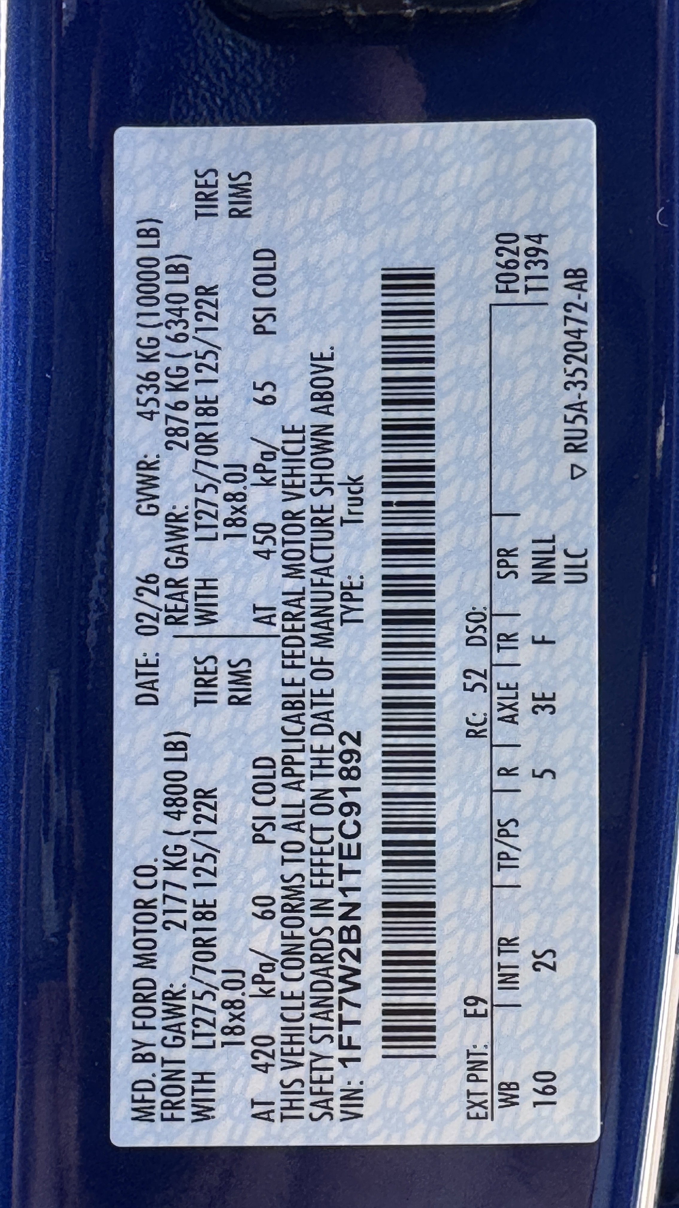 New 2026 Ford F250 XLT image 13