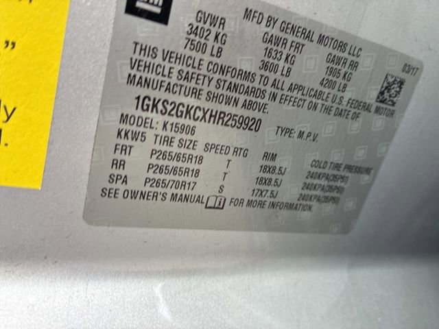 Used 2017 GMC Yukon XL SLT image 14