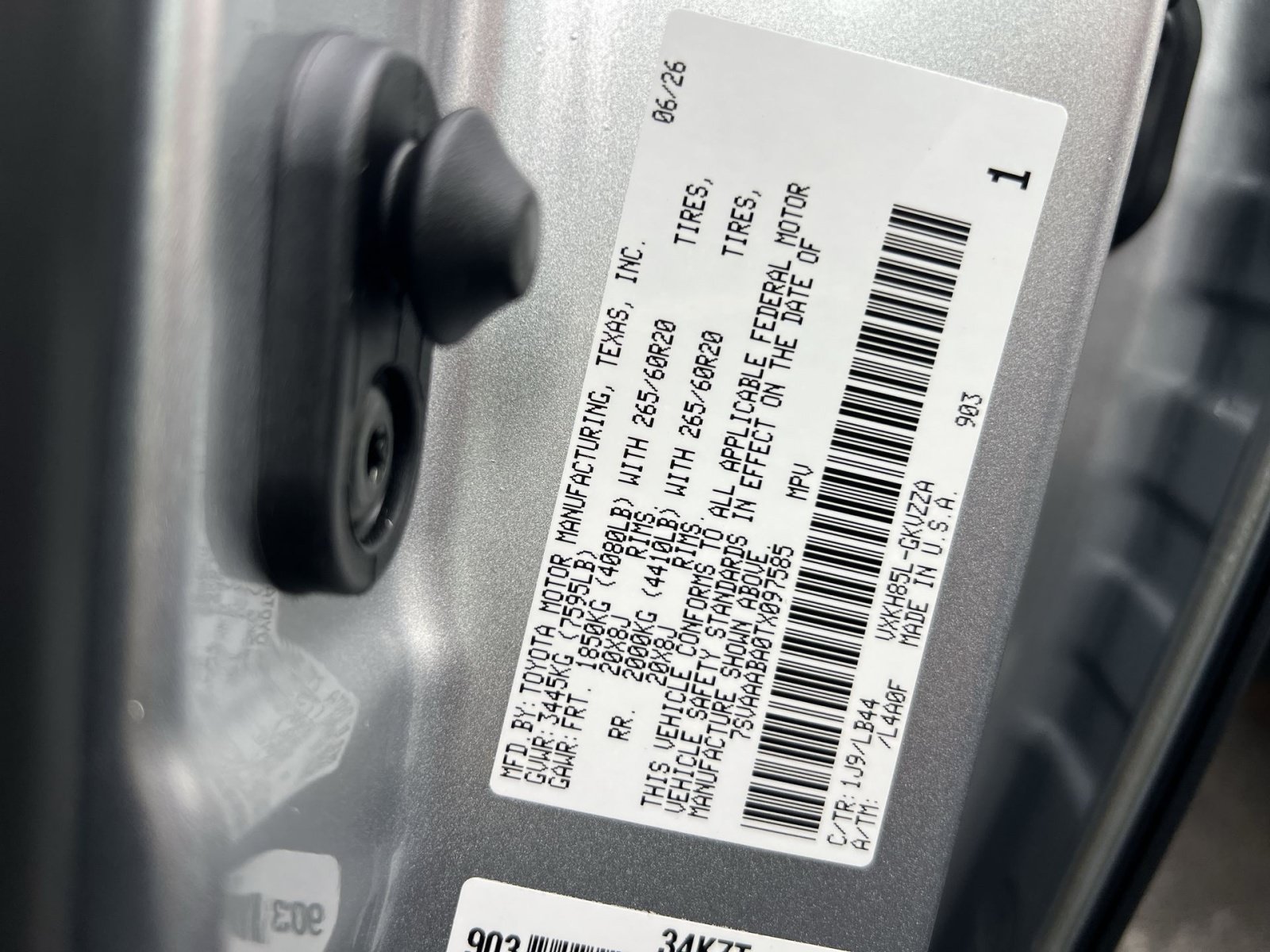 New 2026 Toyota Sequoia 1794 Edition AWD/4WD image 22