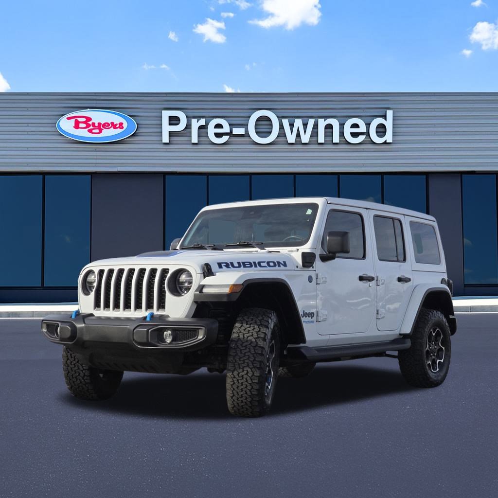 Used 2022 Jeep Wrangler Unlimited Rubicon 4xe w/ Cold Weather Group image 3