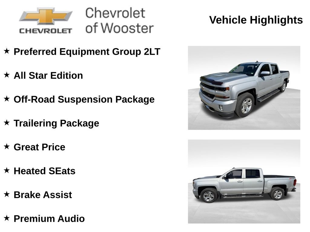 Used 2016 Chevrolet Silverado 1500 LT w/ All Star Edition AWD/4WD image 2