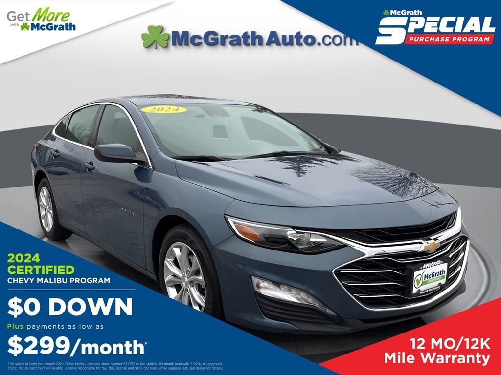 Used 2024 Chevrolet Malibu LT image 1
