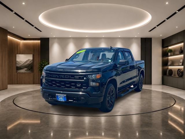 Certified 2022 Chevrolet Silverado 1500 Custom w/ LPO, Dark Essentials Package AWD/4WD image 4