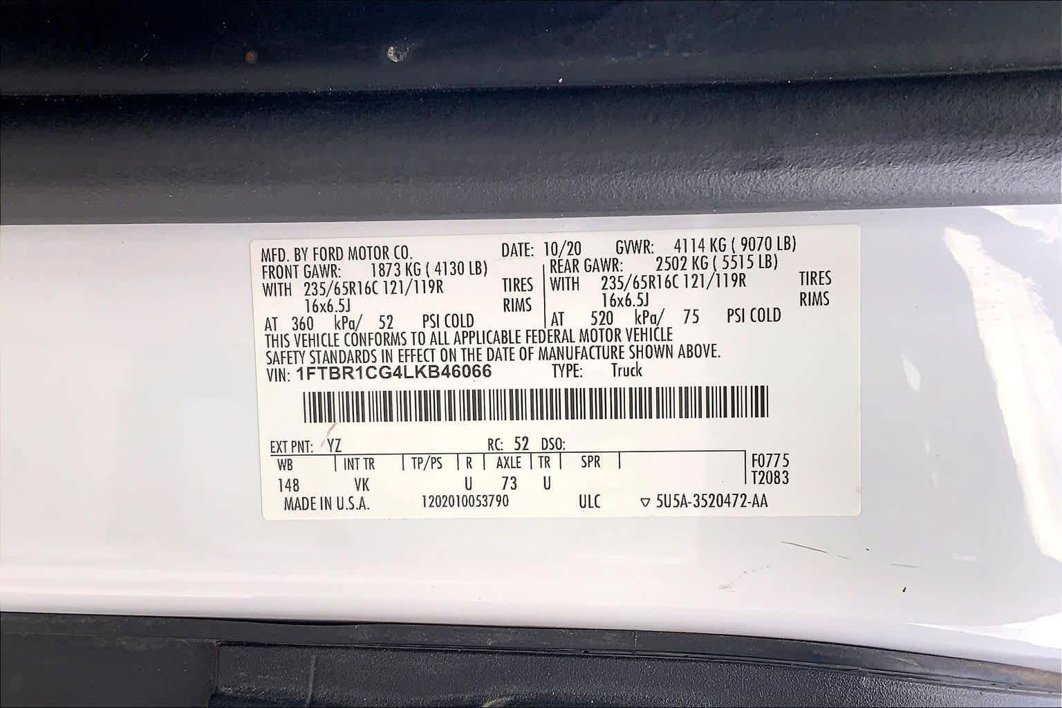 Used 2020 Ford Transit 250 Medium Roof w/ Load Area Protection Package image 31
