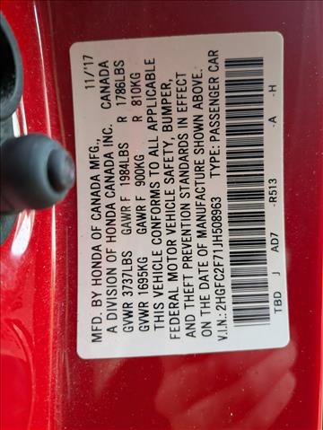 Used 2018 Honda Civic EX image 15