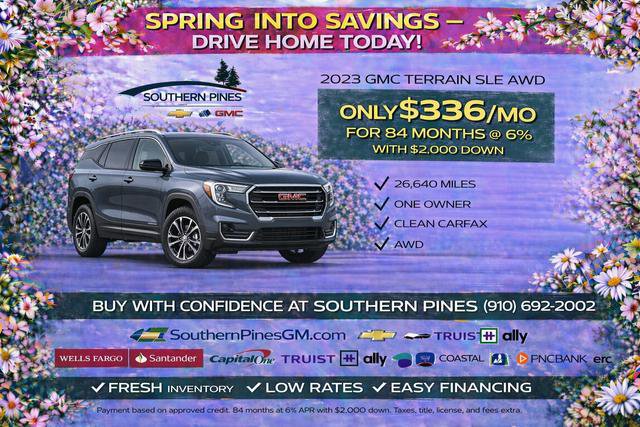 Used 2023 GMC Terrain SLE w/ Driver Convenience Package AWD/4WD image 2