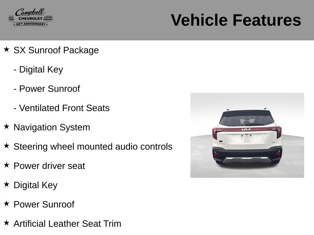 Used 2026 Kia Seltos SX w/ SX Sunroof Package AWD/4WD image 5