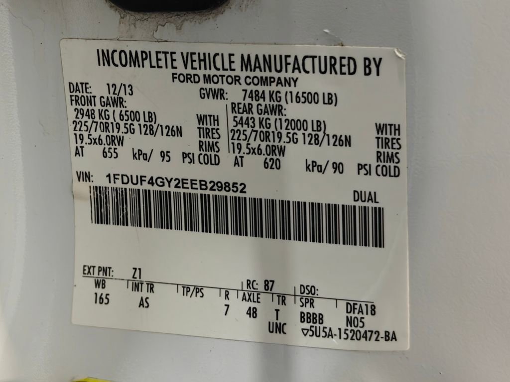 Used 2014 Ford F450 XL w/ Snow Plow Prep Package image 58