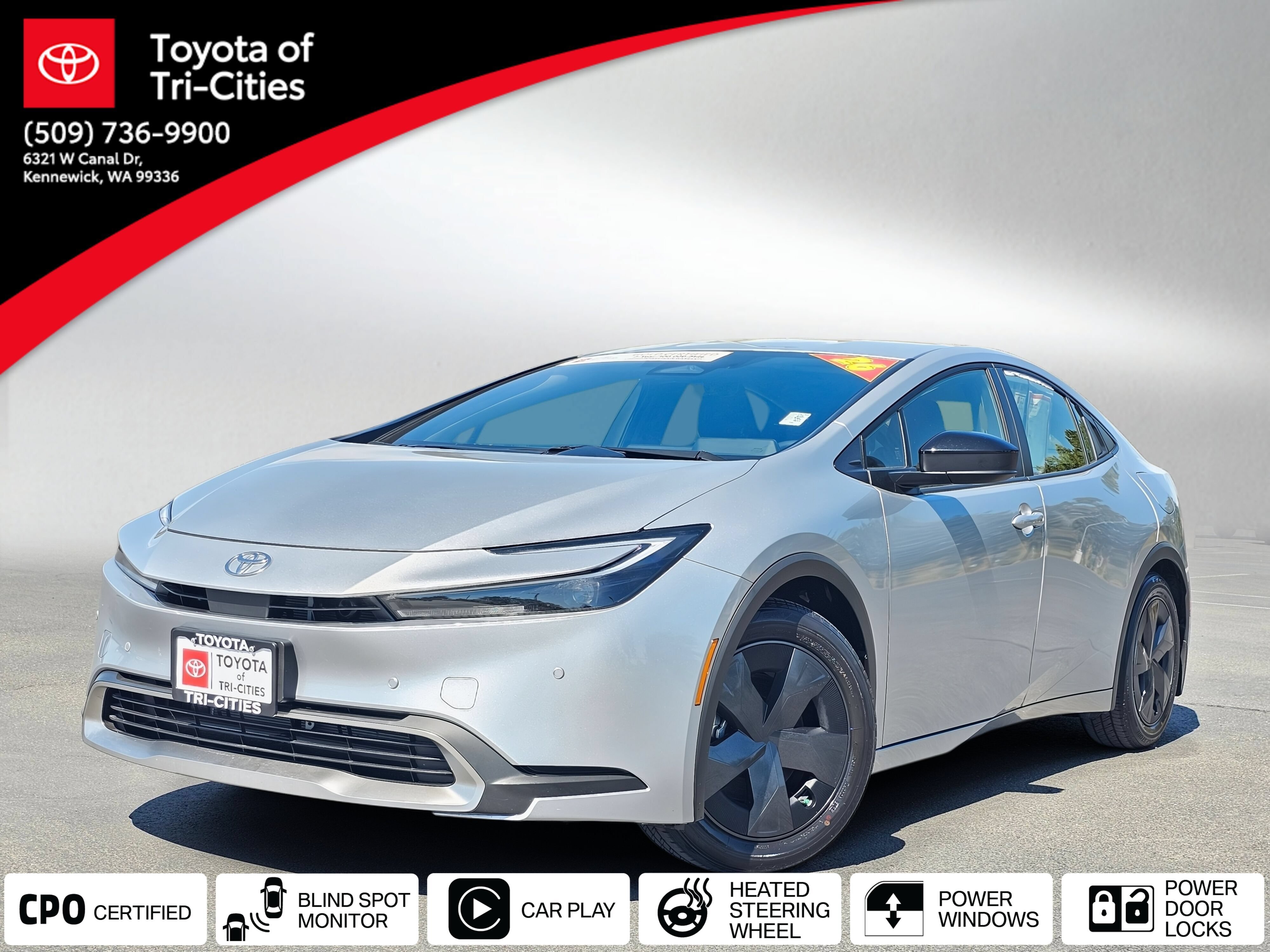 Certified 2026 Toyota Prius Plug-In Hybrid FWD image 1