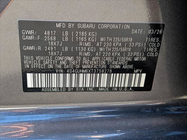 New 2026 Subaru Crosstrek 2.5i Limited w/ Crosstrek Mirror Package AWD/4WD image 19