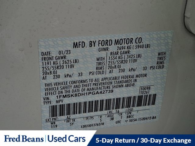 Used 2023 Ford Explorer XLT w/ Equipment Group 202A AWD/4WD image 27