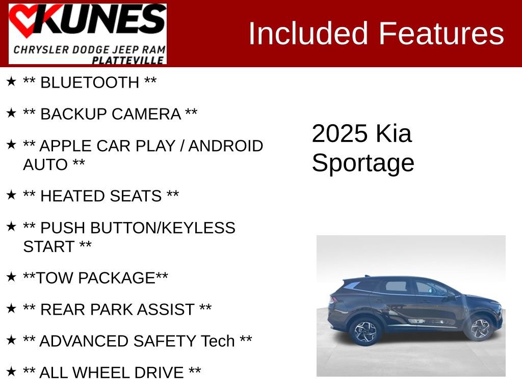 Used 2025 Kia Sportage LX image 2