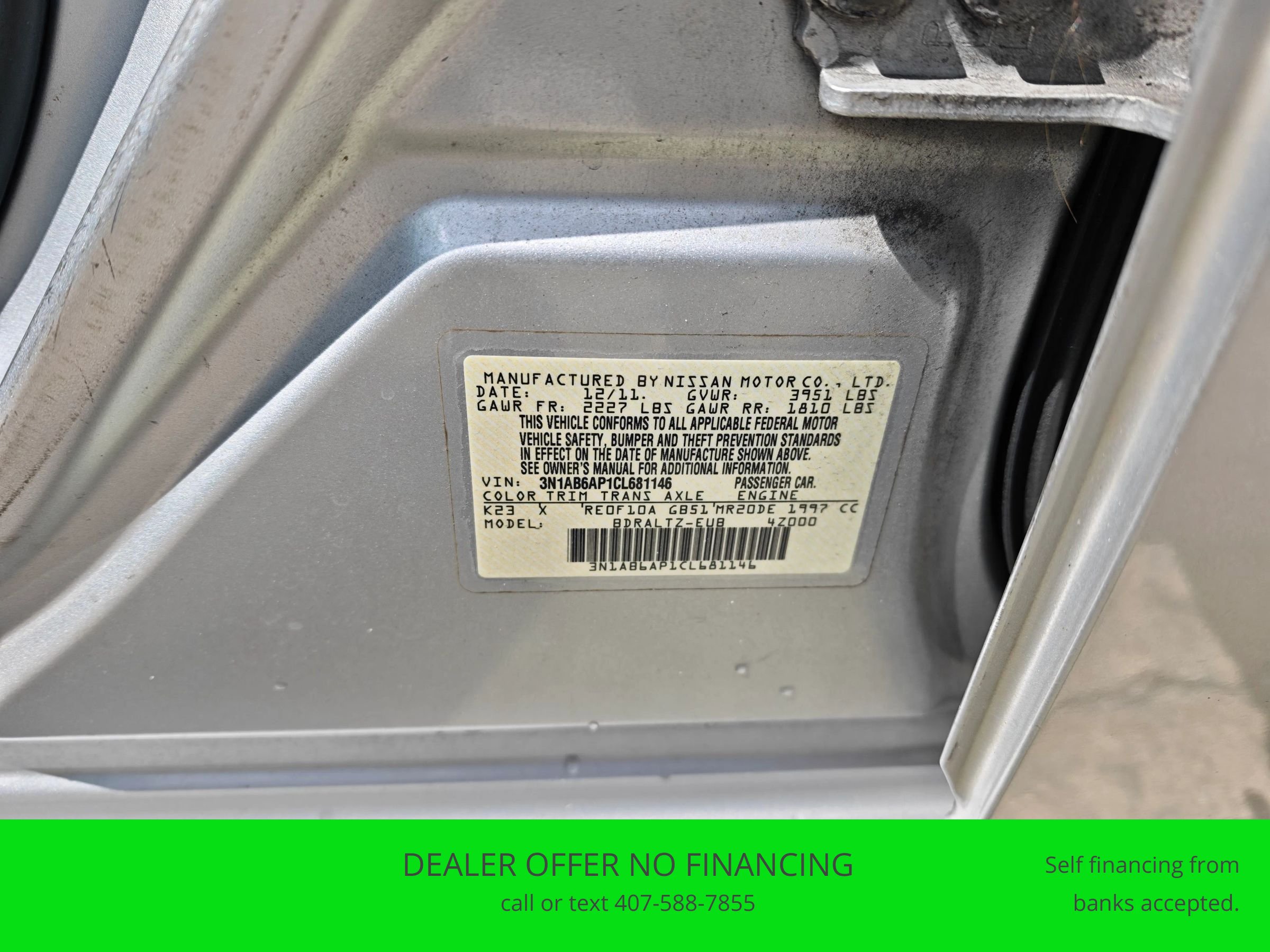 Used 2012 Nissan Sentra 2.0 SR FWD image 28