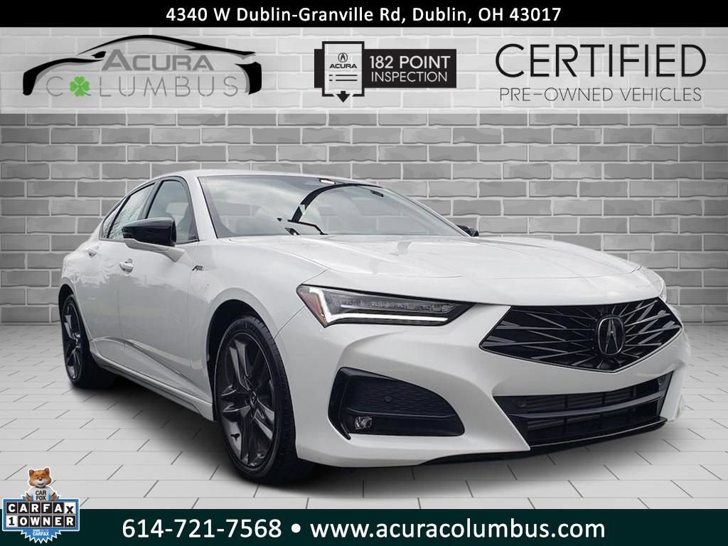 Certified 2025 Acura TLX SH-AWD w/ A-SPEC Pkg image 1
