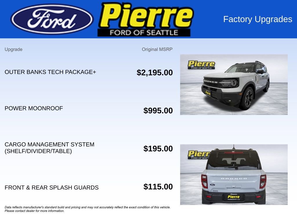 New 2026 Ford Bronco Sport Outer Banks w/ Outer Banks Tech Package+ AWD/4WD image 13